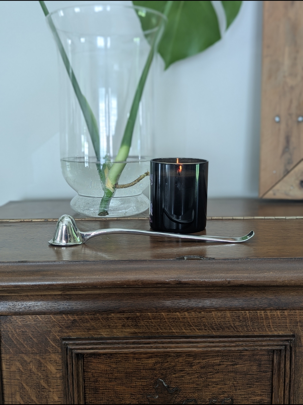 Silverplated Candle Snuffer Made in Italy 10”